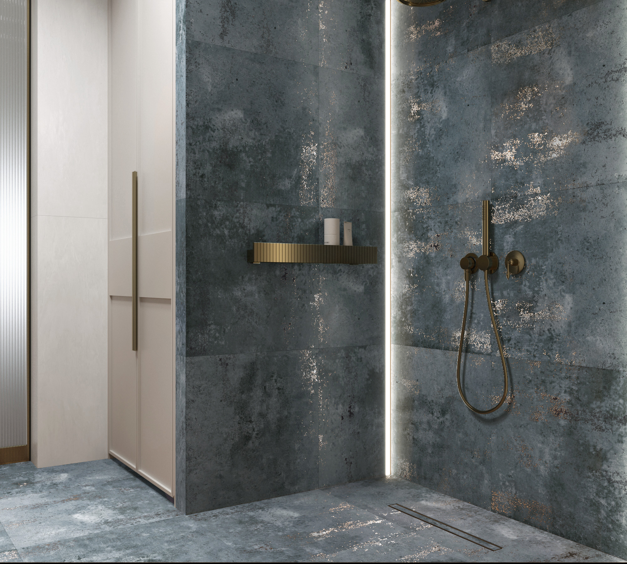 Керамогранит METAL AZUL 600 × 600 мм — КЕР007658 — изображение 1