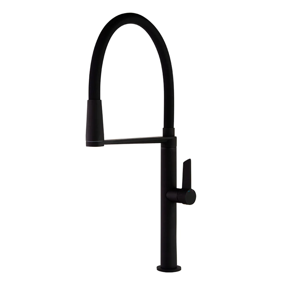 Смеситель для кухни с магнитным держателем и гибким изливом KITCHEN MAGNET чёрный