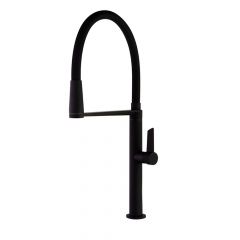 Смеситель для кухни с магнитным клапаном и гибким шлангом KITCHEN MAGNET 388801MCNM черный