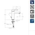 Смеситель для раковины DRAKO 3304
